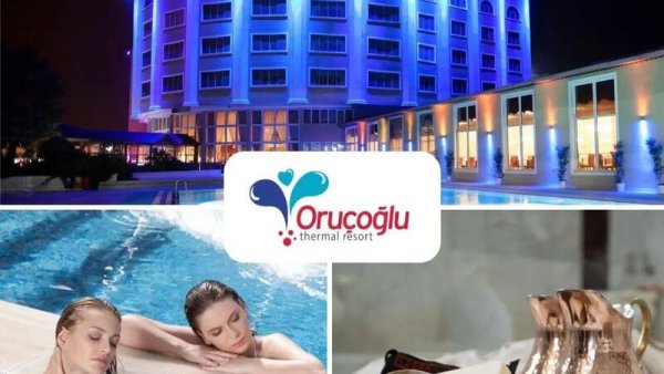 Keyifli ve dinlendirici bir kaplıca için 5* ORUÇOĞLU THERMAL OTEL